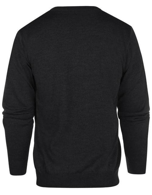 Pullover merino wol v-hals | Charcoal