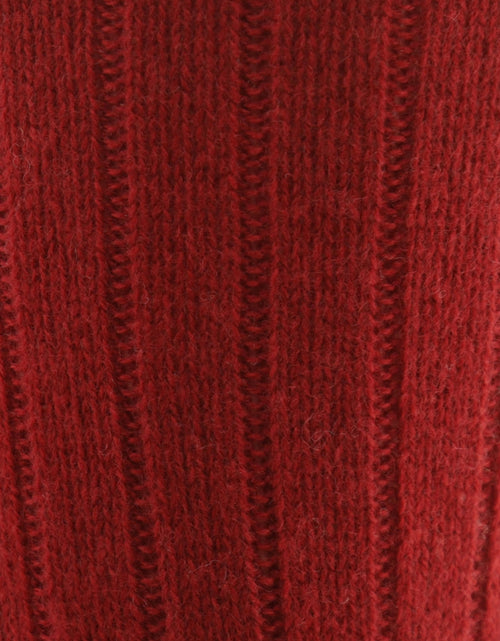 Luxe Cashmere Sokken | Rood