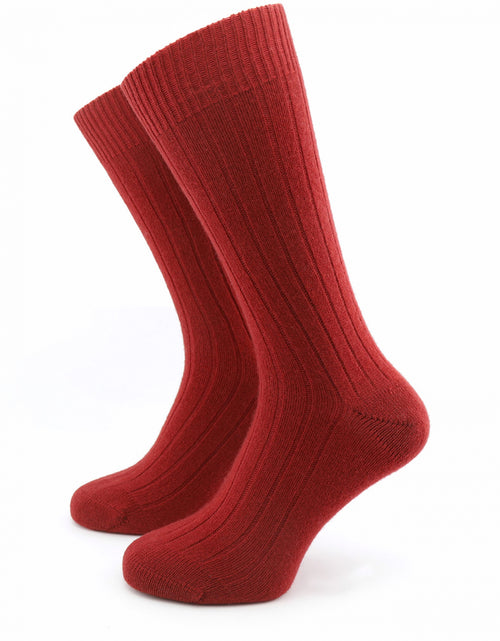 Luxe Cashmere Sokken | Rood