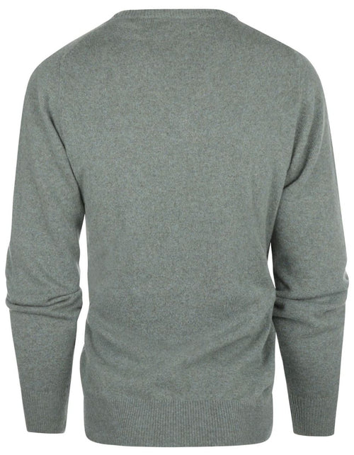 William Lockie Round Neck Lambswool *Sale* | Caspian/Landscape