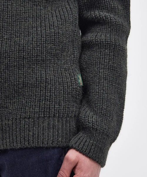 Barbour New Tyne Half Zip Jumper | Green