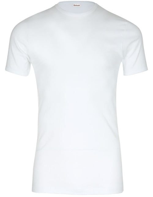 T-shirt hoge ronde hals | Wit