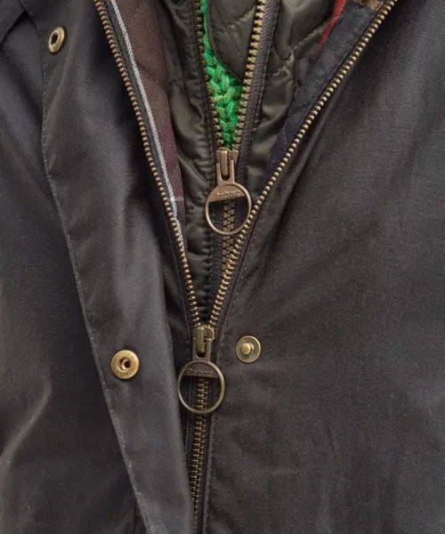 Barbour Long Cannich Wax Jacket Women's | Green