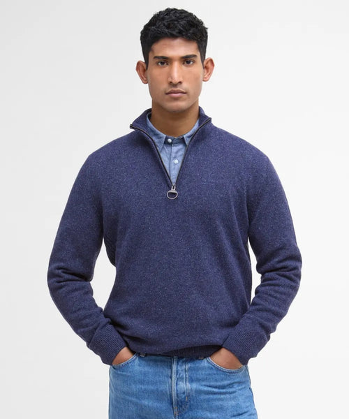 Tisbury High Neck Sweater | Blue