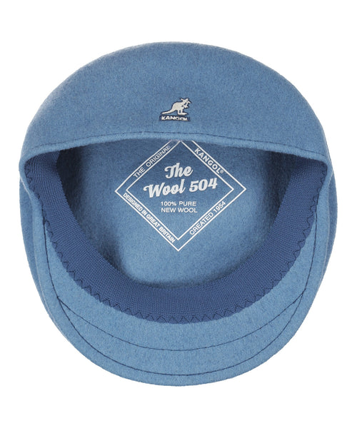 Kangol Cap 504 wol | Denim Blauw