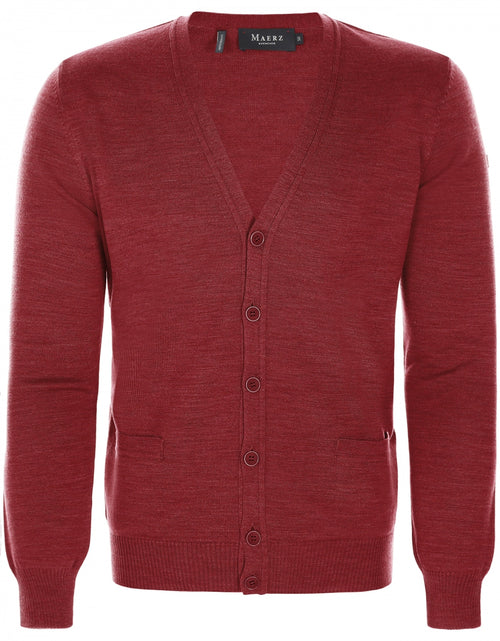 Button Vest Classic Merino Wool | Bordeaux