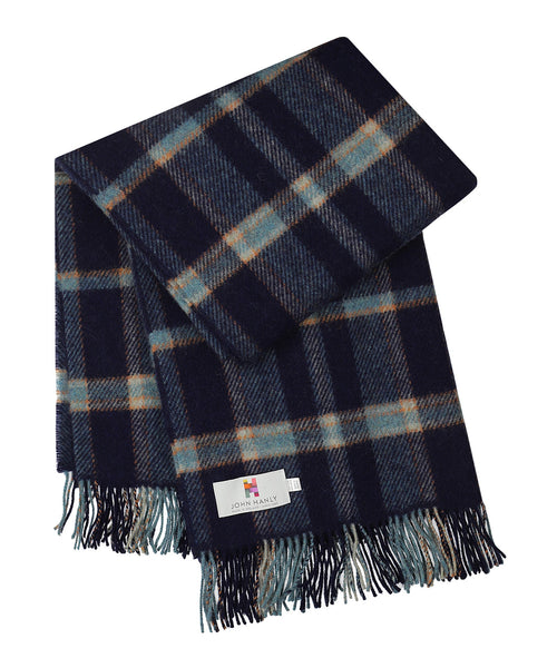 Ierse Plaid van Shetland Wol | Ruit