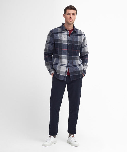 Barbour Chapter Tailored Check Overshirt | Blue