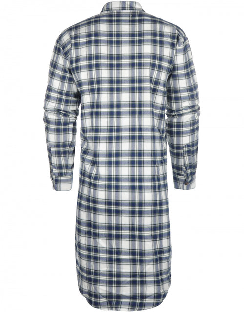 Nachthemd Klassiek flannel | Blauw