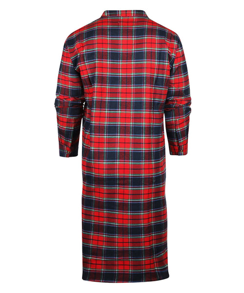 Nachthemd Klassiek flannel | Rood