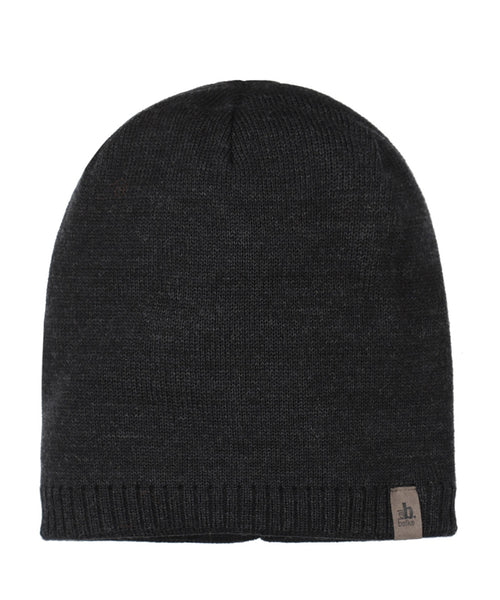 Wollen Beanie | Antraciet Grijs