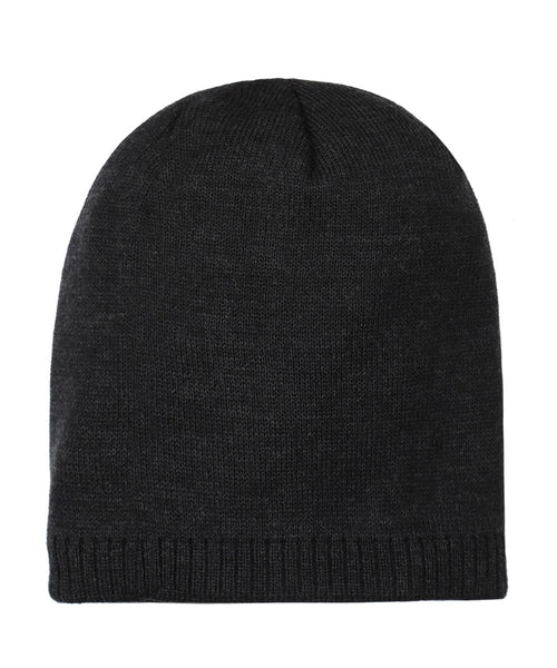 Wollen Beanie | Antraciet Grijs