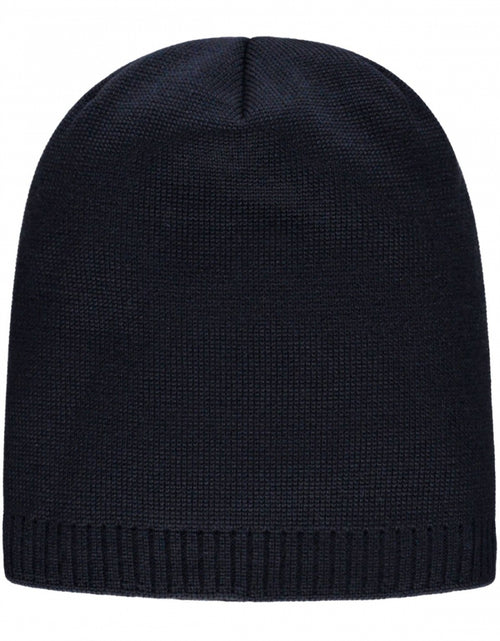 Wollen Beanie | Navy Blauw