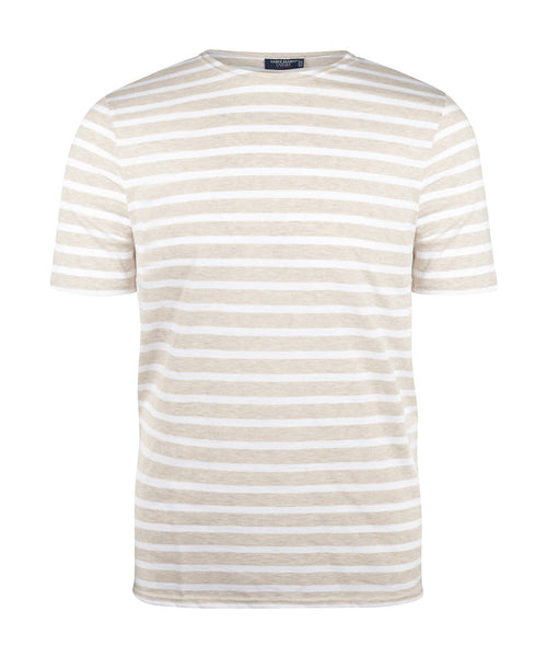 T-shirt Levant ronde hals | Bruin