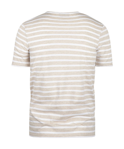 T-shirt Levant ronde hals | Bruin