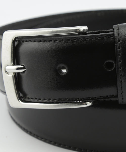 Leren riem | Zwart