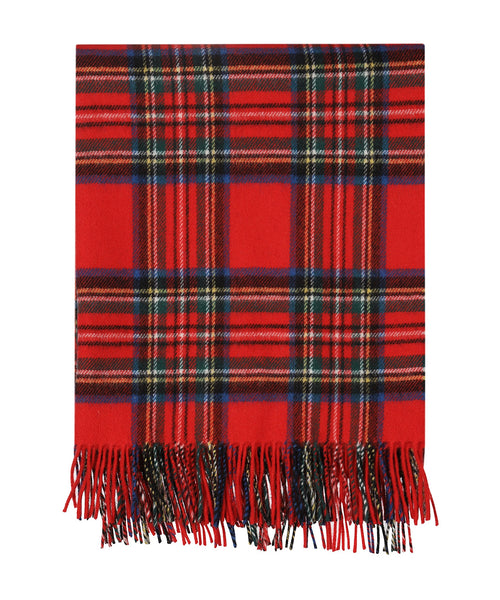 Ierse Plaid van Lamswol | Royal Stewart Tartan