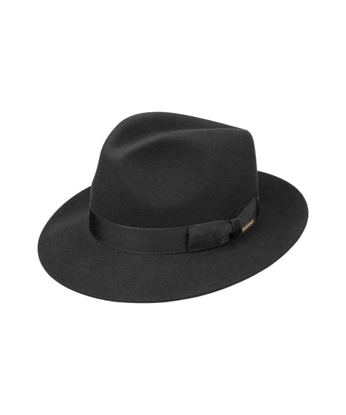 Stetson Fedora Furfelt | Zwart