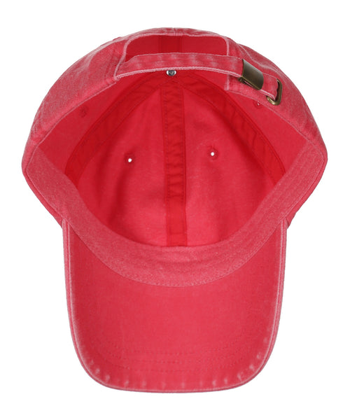 Katoenen Baseball Cap | Rood