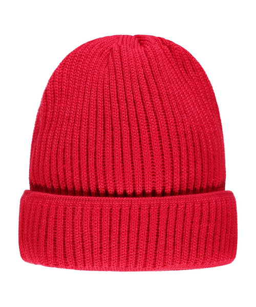 Zachte Merino Wollen Muts | Rood