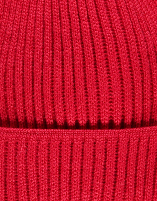 Zachte Merino Wollen Muts | Rood