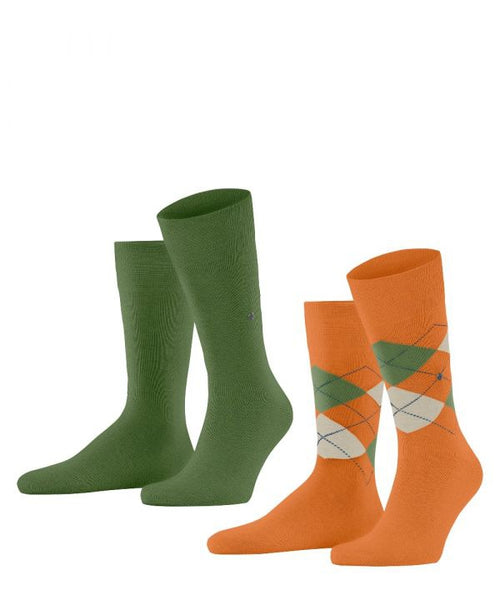 Everyday Argyle Mix 2-Pack Men's Socks | Pink