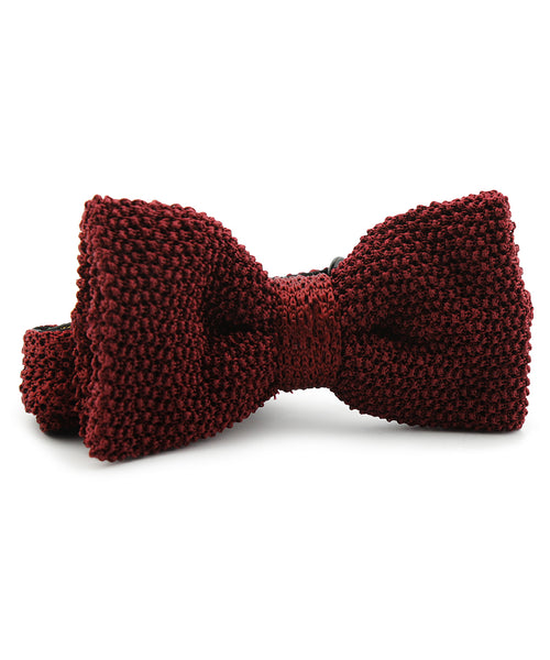 Elegant Silk Bow | Bordeaux Red