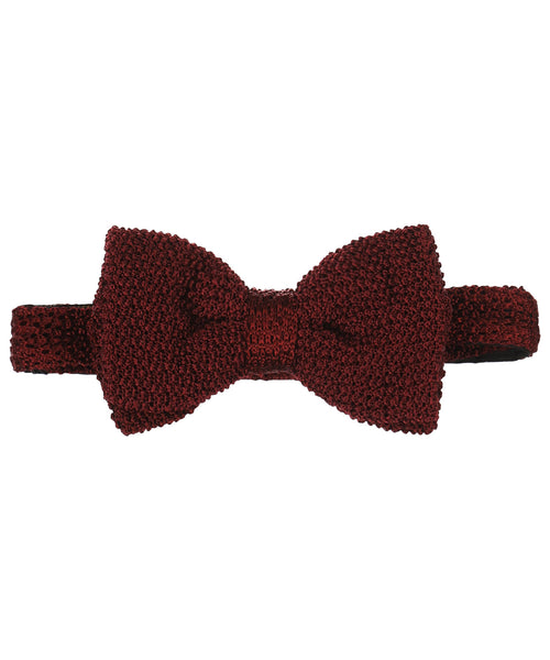 Elegant Silk Bow | Bordeaux Red