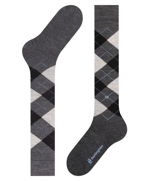 Marylebone Women's Knee Socks | Grey