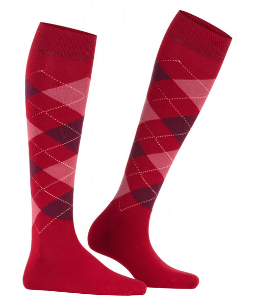 Marylebone Women's Knee Socks | Red