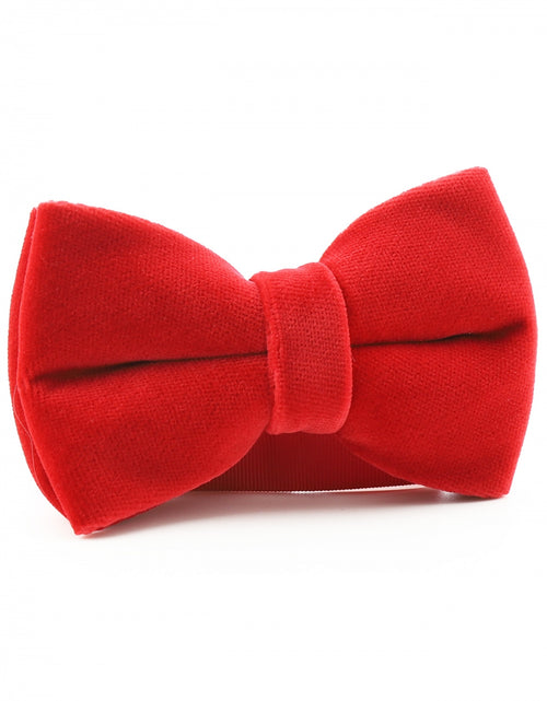 Fluweel velour bowtie | Rood