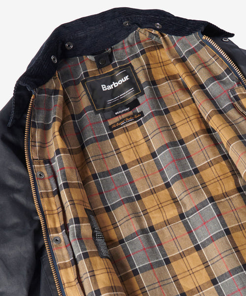 Waxed jacket Beaufort | Navy Blue