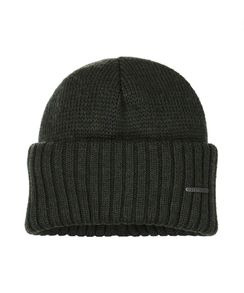 Stetson Beanie Merino | Mos Groen