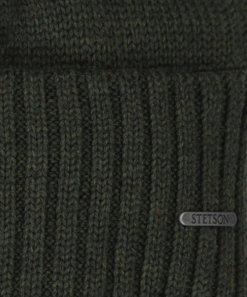 Stetson Beanie Merino | Mos Groen