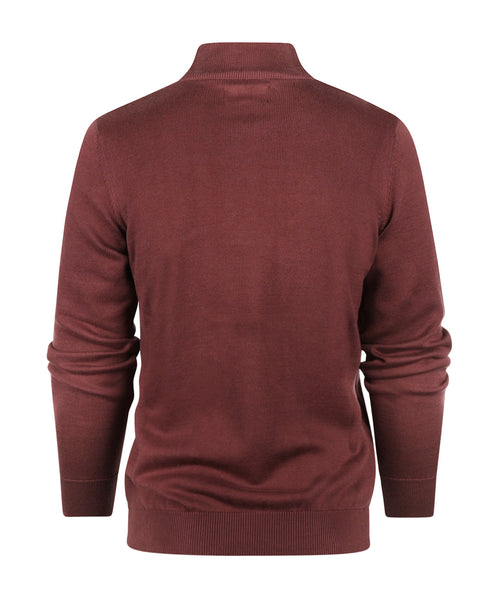 Barbour Cotton Half Zip Pullover | Rood