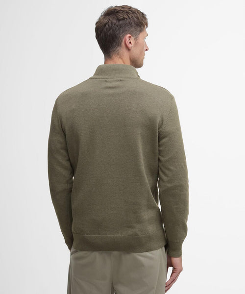 Barbour Cotton Half Zip Pullover | Green