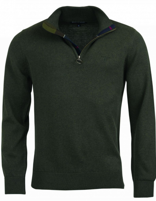 Barbour Cotton Half Zip Pullover | Green