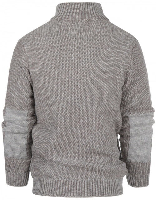 Pullover met rits | Beige