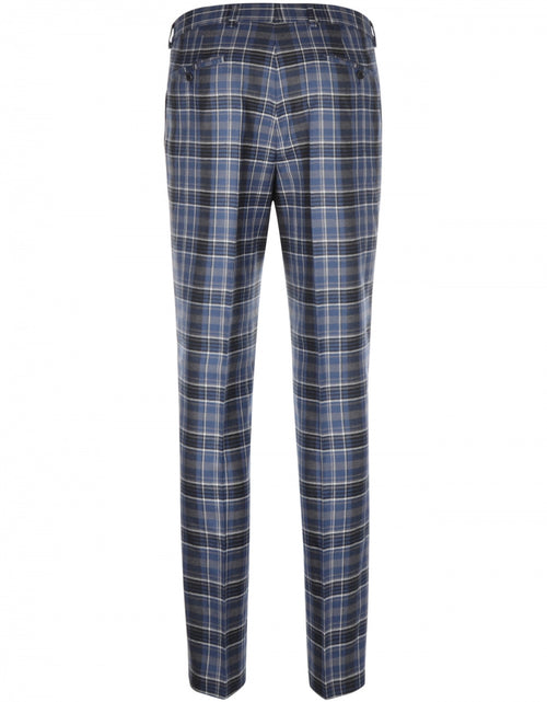 Chino Check Pattern Wool | Blue