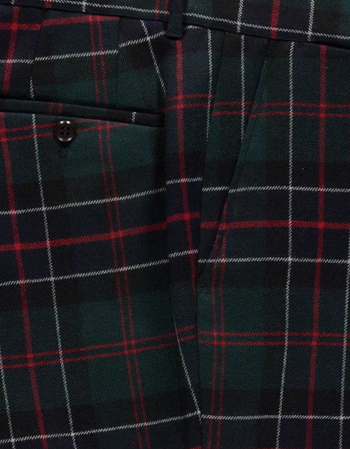 Chino Check Pattern Wool | Green