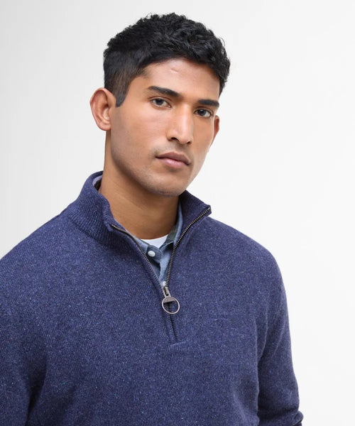 Tisbury High Neck Sweater | Blue