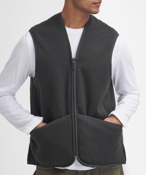 Warm Pile Liner bodywarmer | Groen