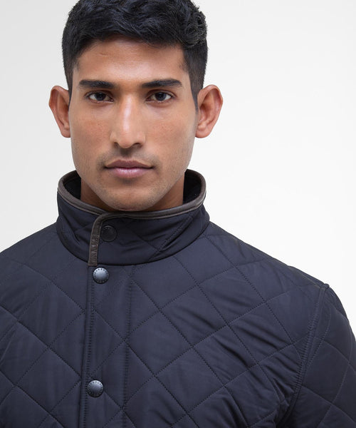 Barbour Quilted jacket Powell | Navy Blauw