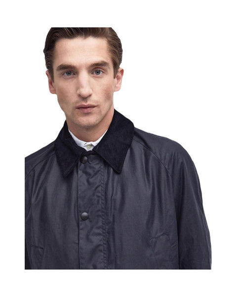 Wax jacket Ashby | Navy Blauw