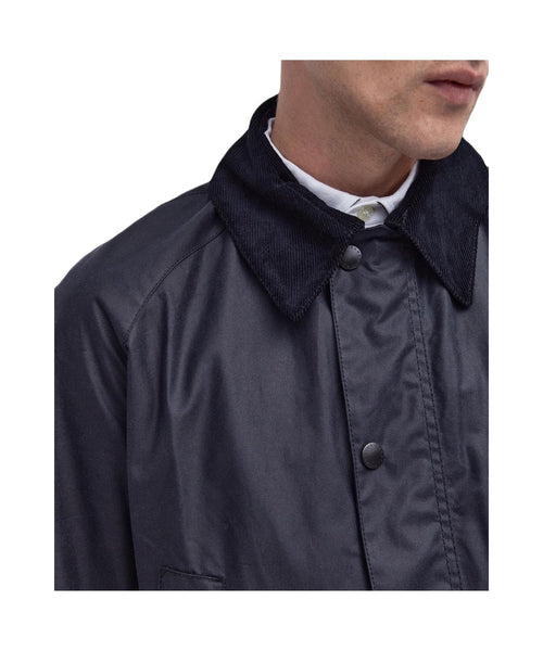 Wax jacket Ashby | Navy Blauw