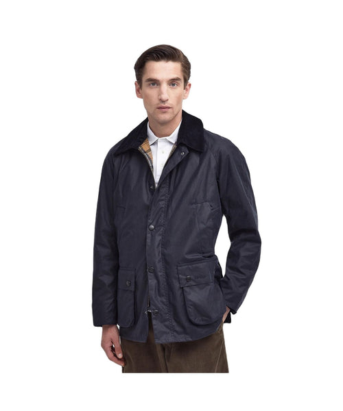 Wax jacket Ashby | Navy Blauw