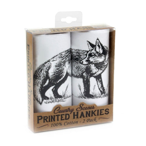 Printed handkerchief | Fox