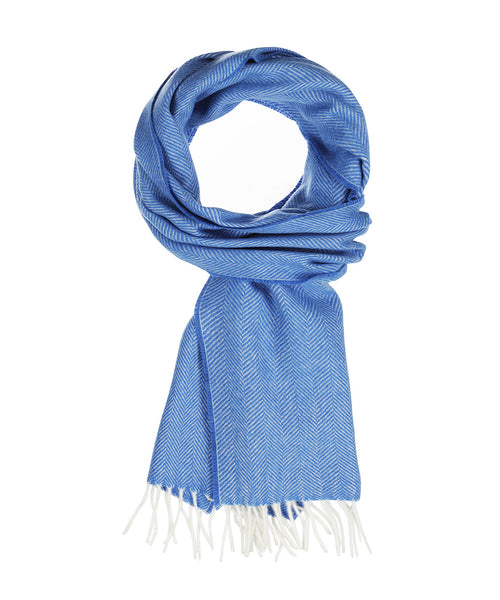 Sjaal Wol 180x30 | Blauw