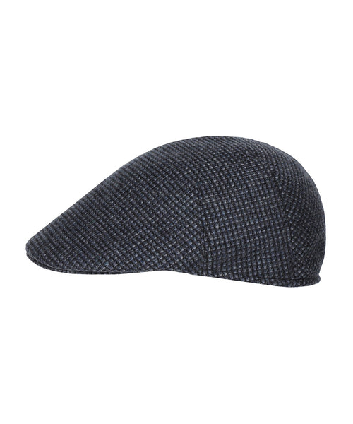 Cap Harris Tweed pet | Blauw