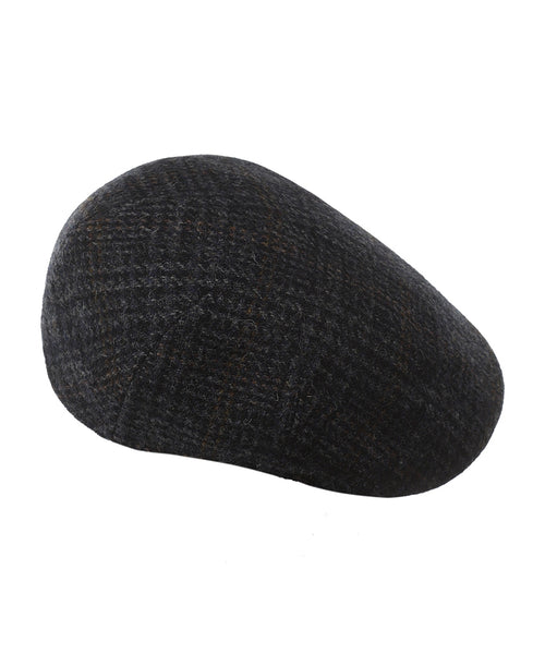 Cap Harris Tweed pet | Blauw